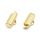 Nauhanpääte siemenhelmikoruille 11,5x4 mm 18k kullattu 2 kpl