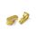 Vermeil riipuspidike keskikokoinen lenkki 7x3,5 mm kullattua 925 sterlinghopeaa 1 kpl