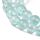 Pyöreähkö lasihelmi läpikuultava hohdepintaväri n. 8 mm vaalea aqua 25 kpl