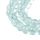 Pyöreähkö lasihelmi läpikuultava hohdepintaväri n. 6 mm vaalea aqua 25 kpl