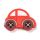 Silikonihelmi auto "kupla" punainen 21,5x32 mm