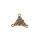 Y-linkki/rosary "ruusu" n. 20x21 mm antiikkimessinginvärinen 1 kpl