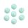 Pyöreähkö lasihelmi opaakki vaalea aqua 8 mm 20 kpl