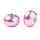 Isoreikäinen helmi helmiäisresiini vaalea pinkki 14x9 mm
