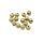 Metallihelmi kimaltava messinki 6 mm 10 kpl