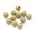 Metallihelmi kimaltava messinki 8 mm 10 kpl