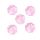 Kukka lemmikki 13,5 mm kirkas värikäsitelty vaalea pinkki 5 kpl