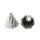 Kalotti antiikkihopeanvärinen kartio 13x12 mm kierrekuviolla 1 kpl