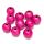 Akryylihelmi heijastava pyöreä 8 mm fuksia 10 kpl