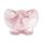 Swarovskin kristalli perhosriipus KI vaalea rose 18 mm
