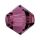 Preciosa® MC Bead Rondelle 6 mm Amethyst 5 kpl