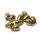 Pisarahelmi 9x6 mm metallihohto pronssi 10 kpl