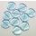 Nugettikolikko 14 mm kirkas aqua 10 kpl