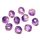 Särmikäs lasihelmi värikäsitelty violetti/hile