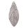 Metallimaskotti pitkä lehti 28x11mm hopeoitu 1 kpl