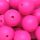 Silikonihelmi pyöreä hot pink