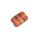 Suorakaide 15x10 mm kirkas ruskeakilpikonnaraidallinen 10 kpl