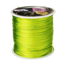 Satiininyöri 1 mm neonlime 1 m