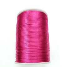 Satiininyöri 2 mm tumma fuksia 1 m