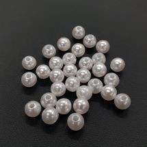 Synteettinen helmi valkoinen helmenvärinen pyöreä 6 mm 10 g