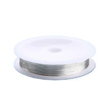 Metallilanka kuparia hopeanvärinen 0,3 mm / 28gauge n. 20 m