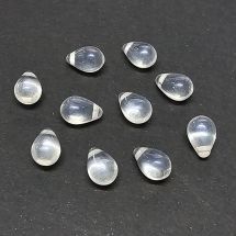 Pisarahelmi 9x6 mm kirkas lysteri läpikuultava 10 kpl