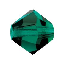 Preciosa® MC Bead Rondelle 3 mm Emerald 10 kpl