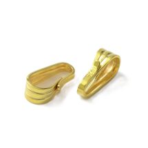 Vermeil riipuspidike keskikokoinen lenkki 7x3,5 mm kullattua 925 sterlinghopeaa 1 kpl