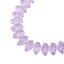 Lehti "pyökki" 7x11 mm kirkas vaalea violetti (V) 10 kpl