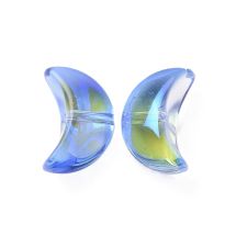 Kuunsirppihelmi 9x14x6,5 mm värikäsitelty lasi light sapphire AB 1 kpl