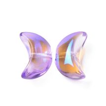 Kuunsirppihelmi 9x14x6,5 mm värikäsitelty lasi violet AB 1 kpl