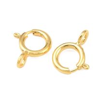 Jousilukko vermeil 5x7,5 mm 18k kullattua 925 sterlinghopeaa