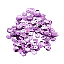 Paljetti kuppi 5 mm opaali AB vaalea violetti 5g