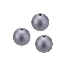 Silikonihelmi pyöreä graphite