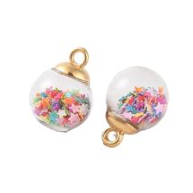 Lasiriipus pallokupu värilajitelma tähtipaljetit 1 kpl