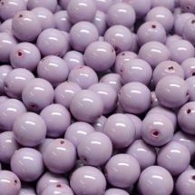 Pyöreä lasihelmi Tsekki opaakki pintaväri laventeli 6 mm 30 kpl