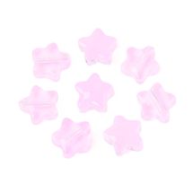 Tähti 8 mm opaali vaaleanpunainen 10 kpl