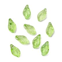 Lehti "laakeripuu" 6,5x12 mm kirkas vaalea peridootti 10 kpl