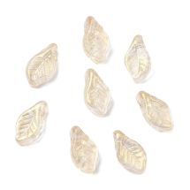 Lehti "laakeripuu" 6,5x12 mm kirkas kullanhohde 10 kpl