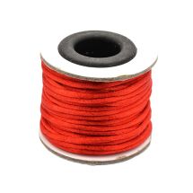 Satiininyöri 2 mm joulunpunainen n. 10 m