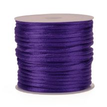 Satiininyöri 2 mm tumma violetti n. 10 m