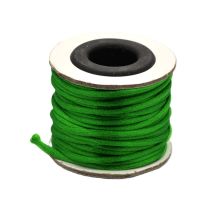 Satiininyöri 2 mm tumma ruohonvihreä n. 10 m