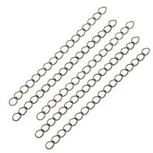 Säätöketju isolla silmukalla n. 4-6 cm antiikkimessingin värinen 5 kpl