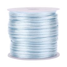 Satiininyöri 1 mm vaalea aqua n. 30 m
