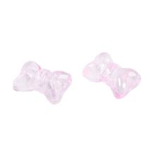 Rusettihelmi 6x10x14 mm värikäsitelty vaalea pinkki 1 kpl