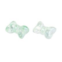 Rusettihelmi 6x10x14 mm värikäsitelty peridootti 1 kpl