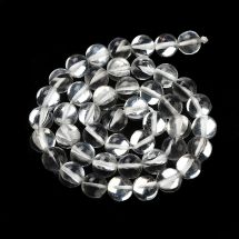 Pyöreä lasihelmi 8 mm peili hopea 10 kpl