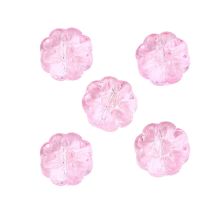 Kukka lemmikki 13,5 mm kirkas värikäsitelty vaalea pinkki 5 kpl