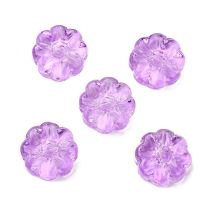 Kukka lemmikki 13,5 mm kirkas värikäsitelty vaalea violetti 5 kpl