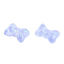 Rusettihelmi 6x10x14 mm värikäsitelty vaalea violetti 1 kpl